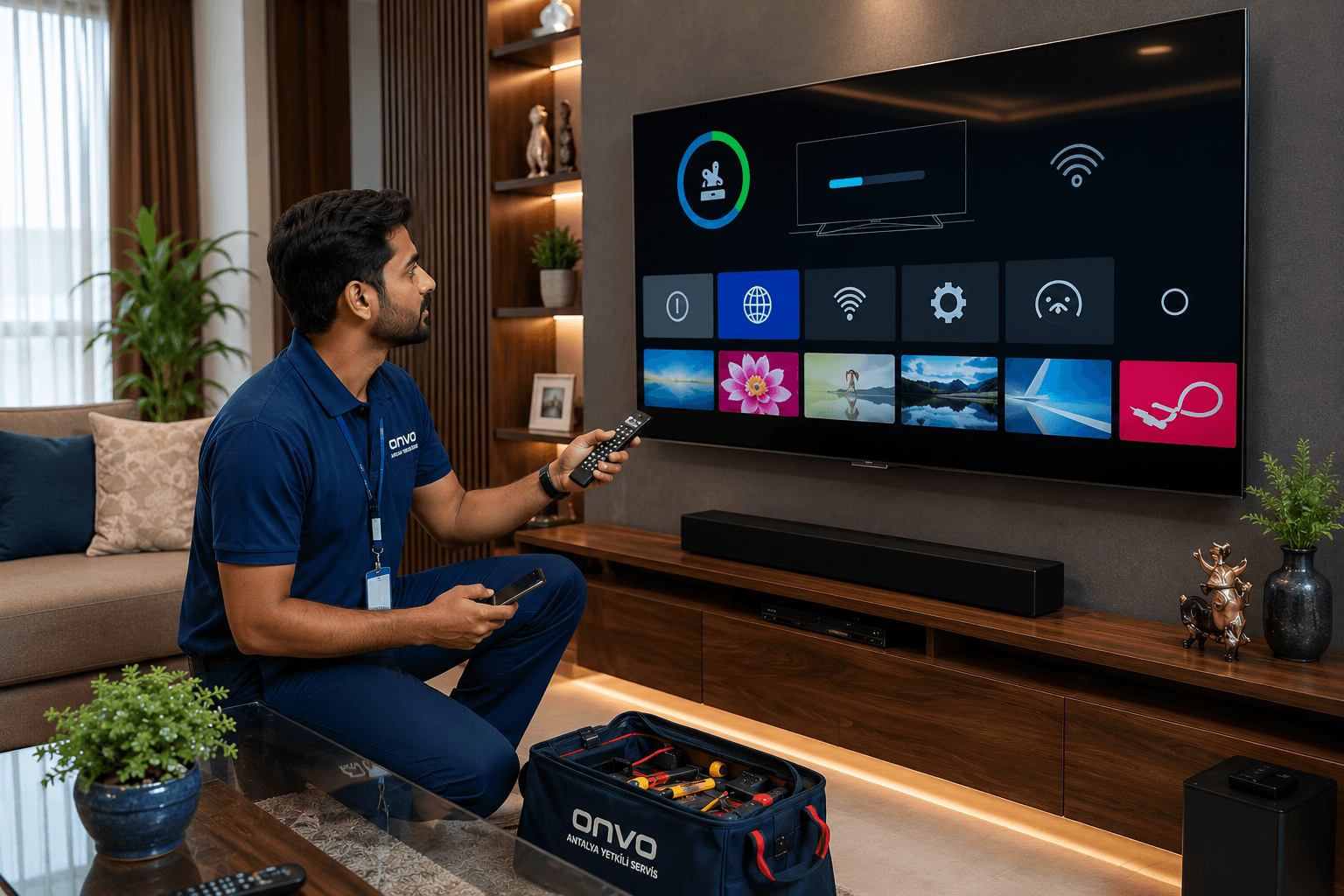 Onvo TV LED Panel Değişimi Antalya - Yetkili Servis